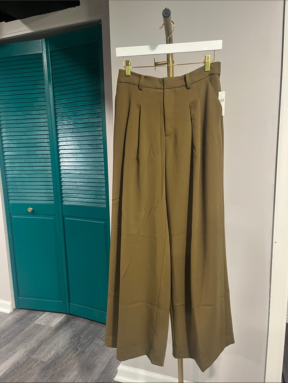 Anthropologie NWT Avery Wide-Leg Pleated Trousers by Maeve - S - Picture 5 of 11
